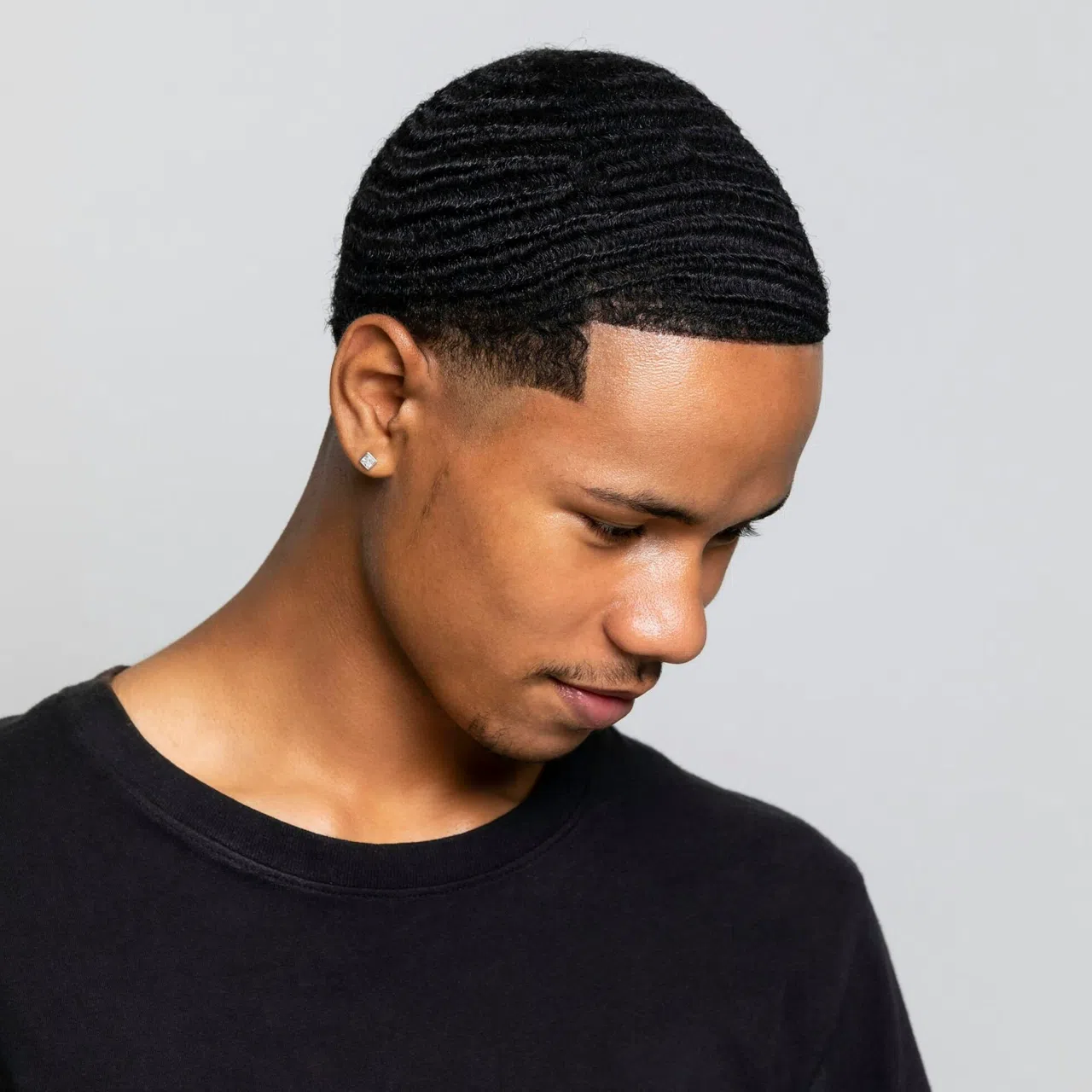 Des waves brossées avec un taper bas.